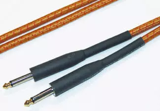 Guitar Cables - Vintage Cloth (Black & Red)